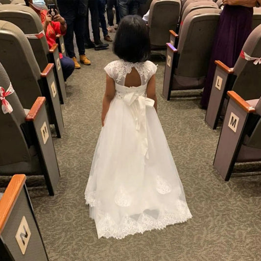 Vestidos de primera comunión, vestido de niña de las flores, vestido de comunión con cordones, vestido de baile para niña, vestidos de desfile para niñas, princesa