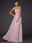 Vestido de noche de graduación con corte tubo/columna, escote corazón, sin mangas, volantes y gasa larga