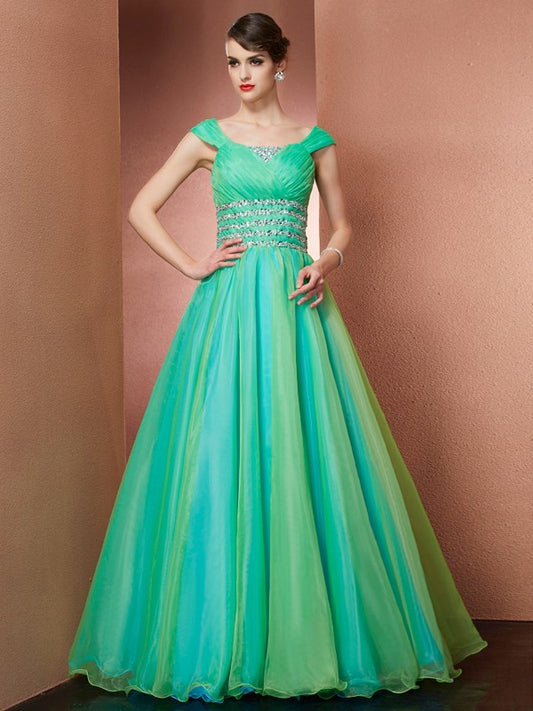 Vestido de fiesta sin mangas con hombros descubiertos y cuentas, largo de satén y tul para quinceañera, vestido de fiesta, vestidos de fiesta
