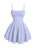 Kingbridal Gowns Spaghetti Straps Chiffon Homecoming Dresses for Teens Short Prom Dress Ruched A-Line Formal Cocktail Party Gowns