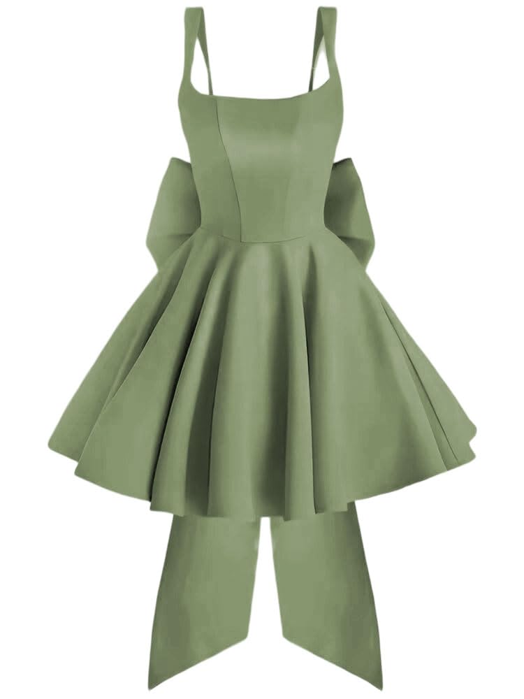 Spaghetti Strap Ruffle Homecoming Dresses Short 2026 Pleated Mini Party Cocktail Prom Gowns