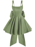 Spaghetti Strap Ruffle Homecoming Dresses Short 2026 Pleated Mini Party Cocktail Prom Gowns