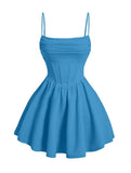 Kingbridal Gowns Spaghetti Straps Chiffon Homecoming Dresses for Teens Short Prom Dress Ruched A-Line Formal Cocktail Party Gowns
