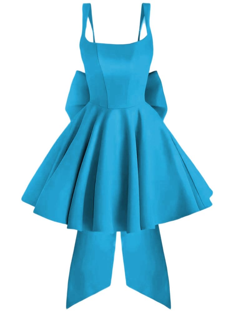 Spaghetti Strap Ruffle Homecoming Dresses Short 2026 Pleated Mini Party Cocktail Prom Gowns