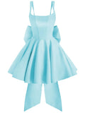 Spaghetti Strap Ruffle Homecoming Dresses Short 2026 Pleated Mini Party Cocktail Prom Gowns