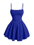 Kingbridal Gowns Spaghetti Straps Chiffon Homecoming Dresses for Teens Short Prom Dress Ruched A-Line Formal Cocktail Party Gowns