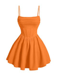 Kingbridal Gowns Spaghetti Straps Chiffon Homecoming Dresses for Teens Short Prom Dress Ruched A-Line Formal Cocktail Party Gowns