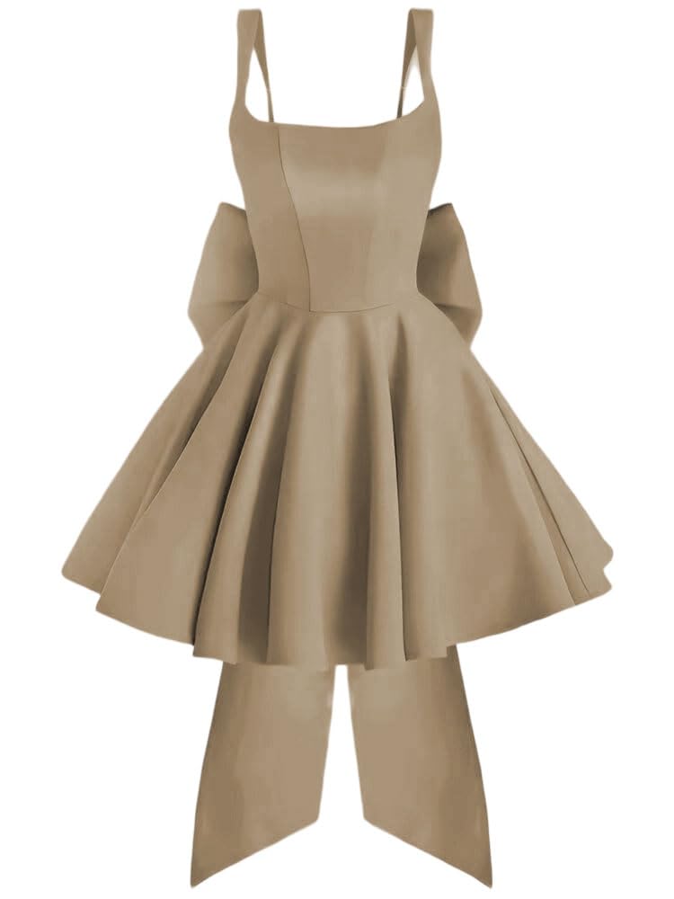 Spaghetti Strap Ruffle Homecoming Dresses Short 2026 Pleated Mini Party Cocktail Prom Gowns