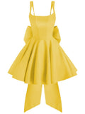 Spaghetti Strap Ruffle Homecoming Dresses Short 2026 Pleated Mini Party Cocktail Prom Gowns