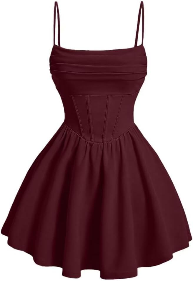 Kingbridal Gowns Spaghetti Straps Chiffon Homecoming Dresses for Teens Short Prom Dress Ruched A-Line Formal Cocktail Party Gowns