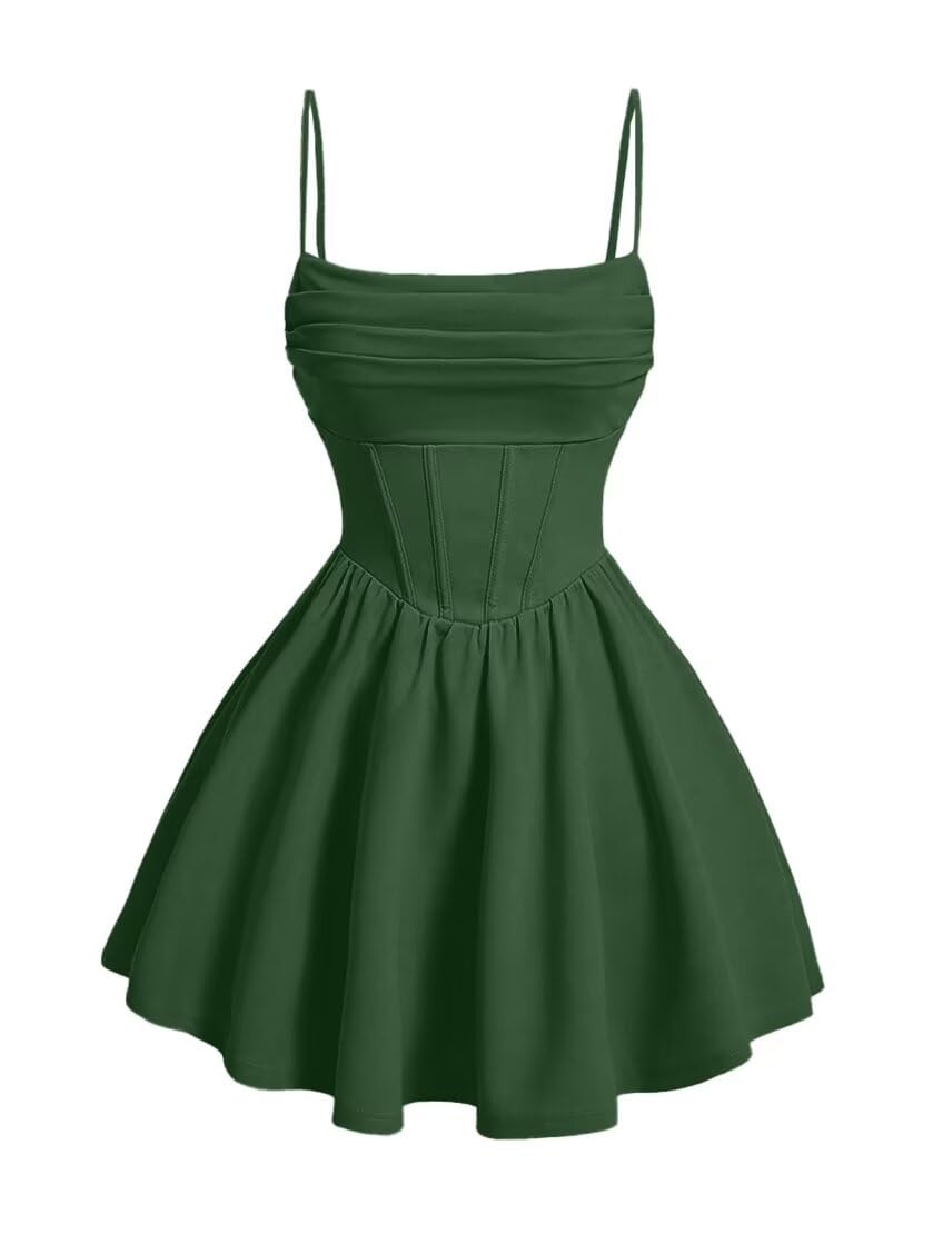 Kingbridal Gowns Spaghetti Straps Chiffon Homecoming Dresses for Teens Short Prom Dress Ruched A-Line Formal Cocktail Party Gowns
