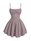 Kingbridal Gowns Spaghetti Straps Chiffon Homecoming Dresses for Teens Short Prom Dress Ruched A-Line Formal Cocktail Party Gowns