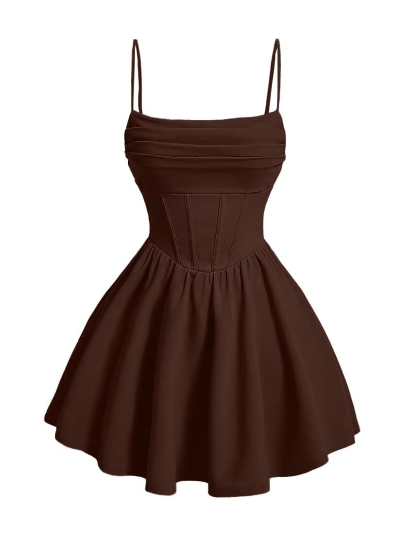 Kingbridal Gowns Spaghetti Straps Chiffon Homecoming Dresses for Teens Short Prom Dress Ruched A-Line Formal Cocktail Party Gowns