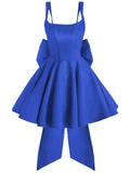 Spaghetti Strap Ruffle Homecoming Dresses Short 2026 Pleated Mini Party Cocktail Prom Gowns