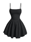 Kingbridal Gowns Spaghetti Straps Chiffon Homecoming Dresses for Teens Short Prom Dress Ruched A-Line Formal Cocktail Party Gowns