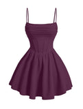 Kingbridal Gowns Spaghetti Straps Chiffon Homecoming Dresses for Teens Short Prom Dress Ruched A-Line Formal Cocktail Party Gowns