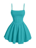 Kingbridal Gowns Spaghetti Straps Chiffon Homecoming Dresses for Teens Short Prom Dress Ruched A-Line Formal Cocktail Party Gowns