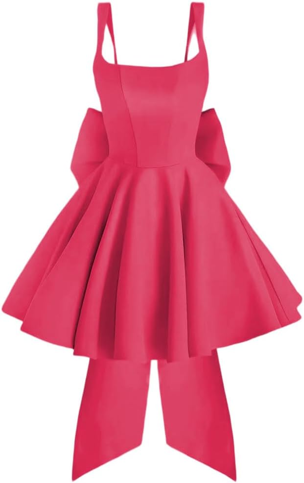 Spaghetti Strap Ruffle Homecoming Dresses Short 2026 Pleated Mini Party Cocktail Prom Gowns