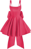 Spaghetti Strap Ruffle Homecoming Dresses Short 2026 Pleated Mini Party Cocktail Prom Gowns