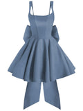 Spaghetti Strap Ruffle Homecoming Dresses Short 2026 Pleated Mini Party Cocktail Prom Gowns