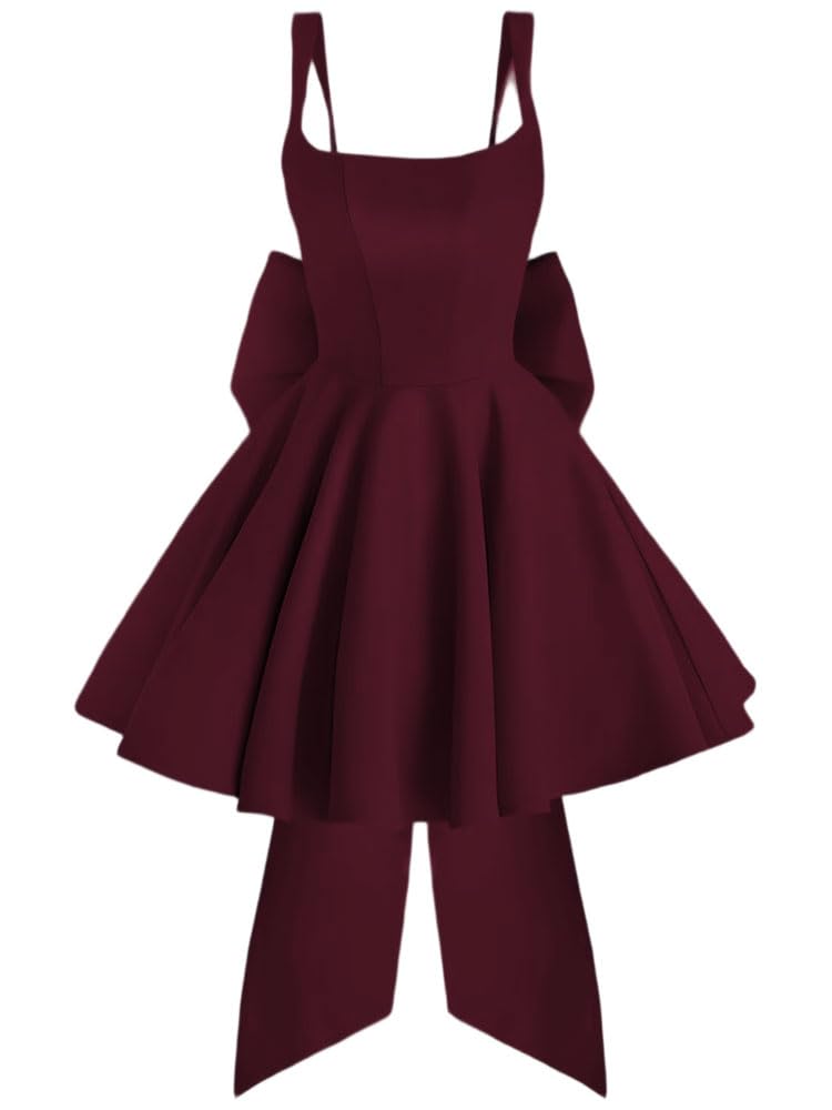 Spaghetti Strap Ruffle Homecoming Dresses Short 2026 Pleated Mini Party Cocktail Prom Gowns