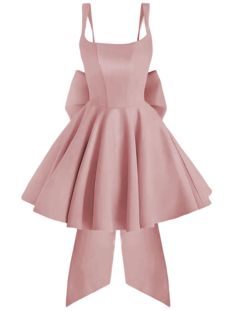 Spaghetti Strap Ruffle Homecoming Dresses Short 2026 Pleated Mini Party Cocktail Prom Gowns