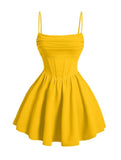 Kingbridal Gowns Spaghetti Straps Chiffon Homecoming Dresses for Teens Short Prom Dress Ruched A-Line Formal Cocktail Party Gowns