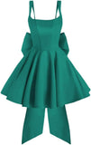 Spaghetti Strap Ruffle Homecoming Dresses Short 2026 Pleated Mini Party Cocktail Prom Gowns
