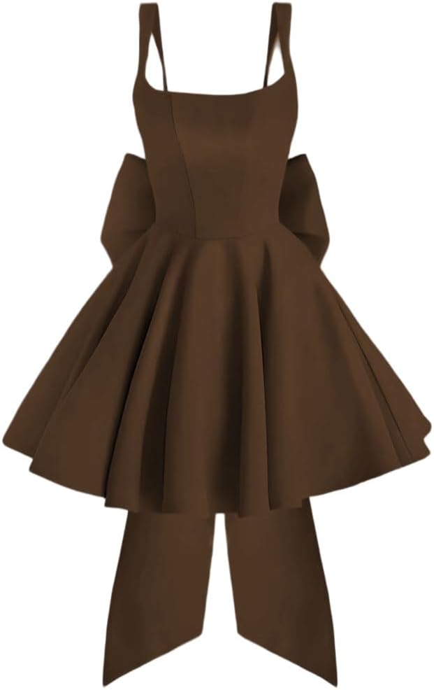 Spaghetti Strap Ruffle Homecoming Dresses Short 2026 Pleated Mini Party Cocktail Prom Gowns