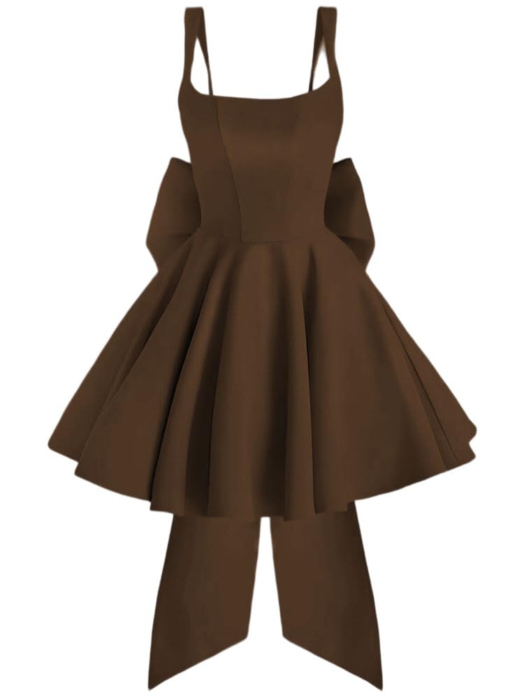 Spaghetti Strap Ruffle Homecoming Dresses Short 2026 Pleated Mini Party Cocktail Prom Gowns