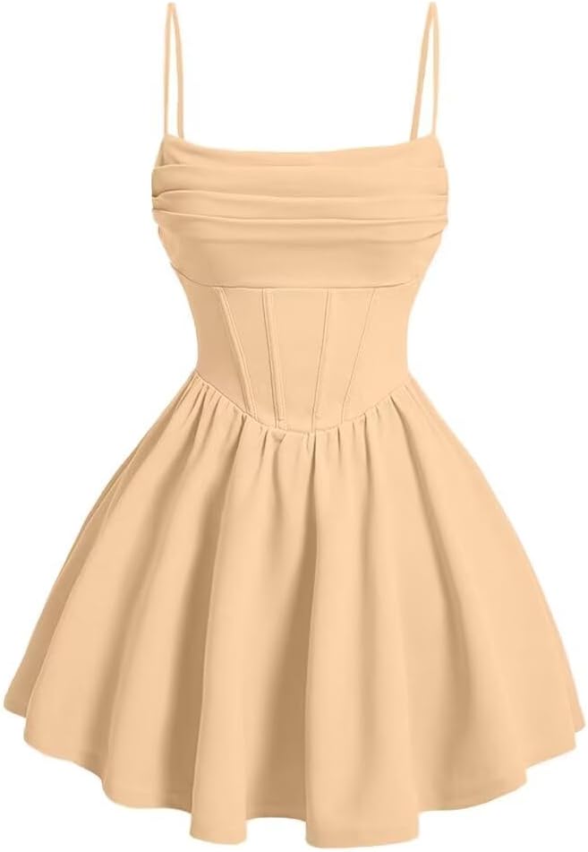 Kingbridal Gowns Spaghetti Straps Chiffon Homecoming Dresses for Teens Short Prom Dress Ruched A-Line Formal Cocktail Party Gowns