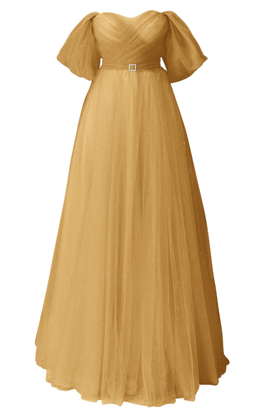 Glitter Tulle Prom Dresses Off The Shoulder Sweetheart Puffy Long Evening Gowns for Women 2027