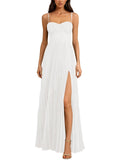 Long Floral Dress for Women Wedding Guest Dress Formal Pleated Prom Dresses 2027
