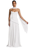 Kingbridal Strapless Bridesmaid Dresses with Scarf 2026 Long A-line Prom Formal Dress