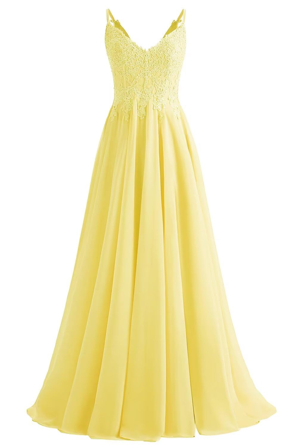 Lace Bridesmaid Dresses for Wedding with Slit Spaghetti Straps Chiffon Aline Formal Evening Party Gowns