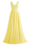 Lace Bridesmaid Dresses for Wedding with Slit Spaghetti Straps Chiffon Aline Formal Evening Party Gowns