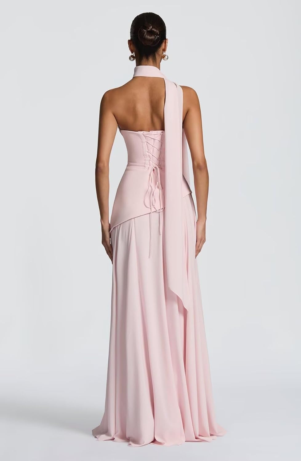 Kingbridal Strapless Bridesmaid Dresses with Scarf 2026 Long A-line Prom Formal Dress