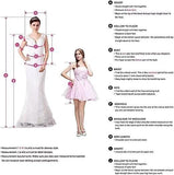 Vestidos de dama de honor sencillos de gasa para mujer con bolsillos, vestidos formales largos con escote en V y abertura 