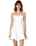 White Jacquard Satin