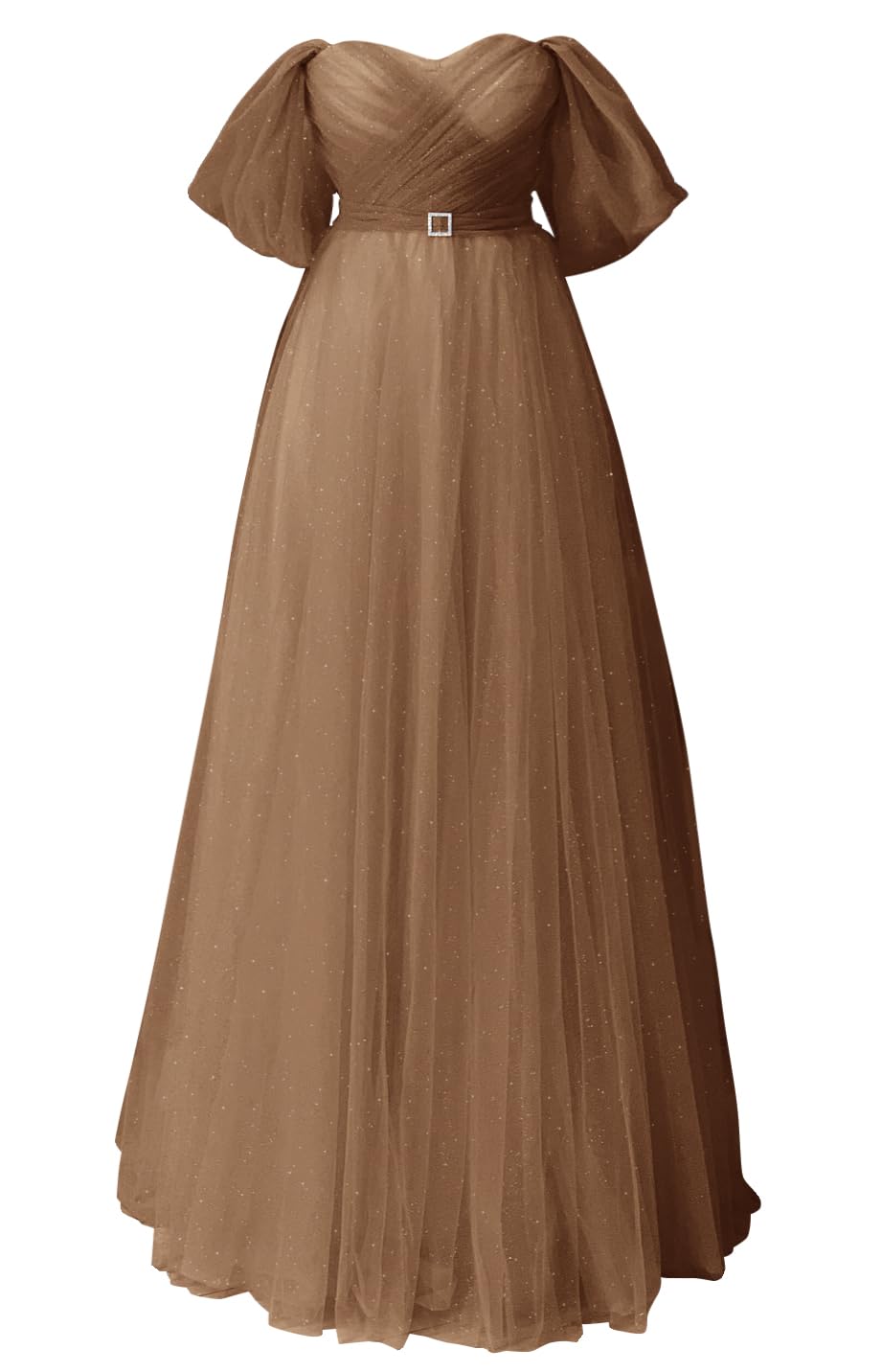Glitter Tulle Prom Dresses Off The Shoulder Sweetheart Puffy Long Evening Gowns for Women 2027