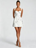 Floral Tulle Homecoming Dresses 2026 Corset A Line Mini Graduation Dress Short Cocktail Party Gown