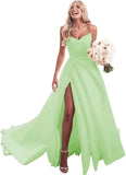 Trägerloses Ballkleid, langes Ballkleid, Satin-Brautkleid für die Braut, A-Linie, formelle Abendkleider mit Schlitz 