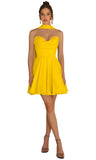 Strapless Homecoming Dresses for Teens 2026 Chiffon Short Prom Dress with Scarf A-line Pleated Cocktail Party Gown