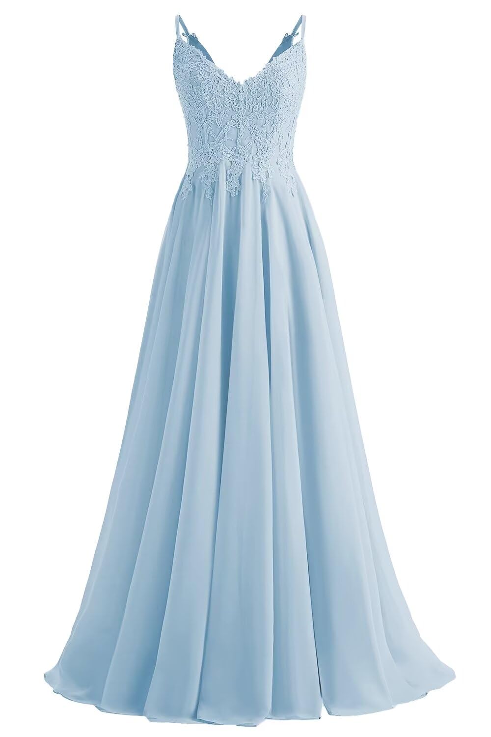 Lace Bridesmaid Dresses for Wedding with Slit Spaghetti Straps Chiffon Aline Formal Evening Party Gowns