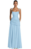 Kingbridal Spaghetti Straps Chiffon Bridesmaid Dresses for Women A-Line Formal Dress