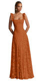 Ruched Jacquard Prom Dresses for Women Teens Ruffle Strap Floral Maxi Formal Dress Evening Gown