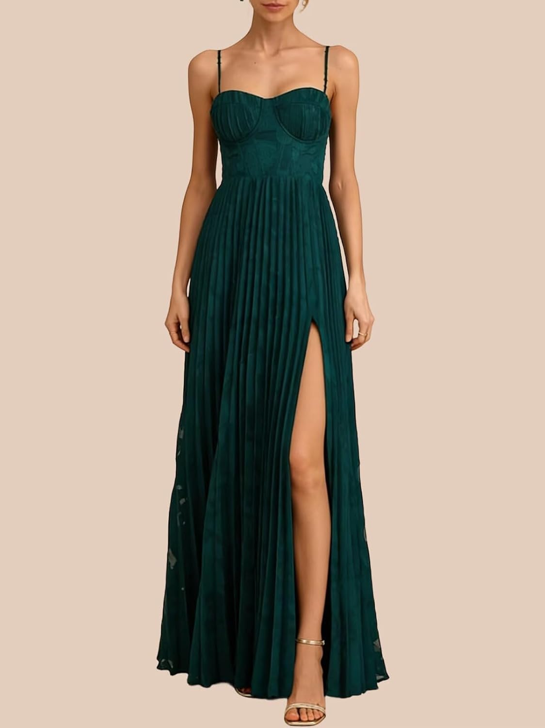 Long Floral Dress for Women Wedding Guest Dress Formal Pleated Prom Dresses 2027