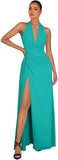 Chiffon Bridesmaid Dresses for Women Long Halter A-line Formal Dress with Slit 2026 Pleated Evening Party Gowns