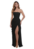 Kingbridal Strapless Chiffon Bridesmaid Dresses for Women Long Mermaid Prom Dress