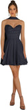 Strapless Homecoming Dresses for Teens 2026 Chiffon Short Prom Dress with Scarf A-line Pleated Cocktail Party Gown